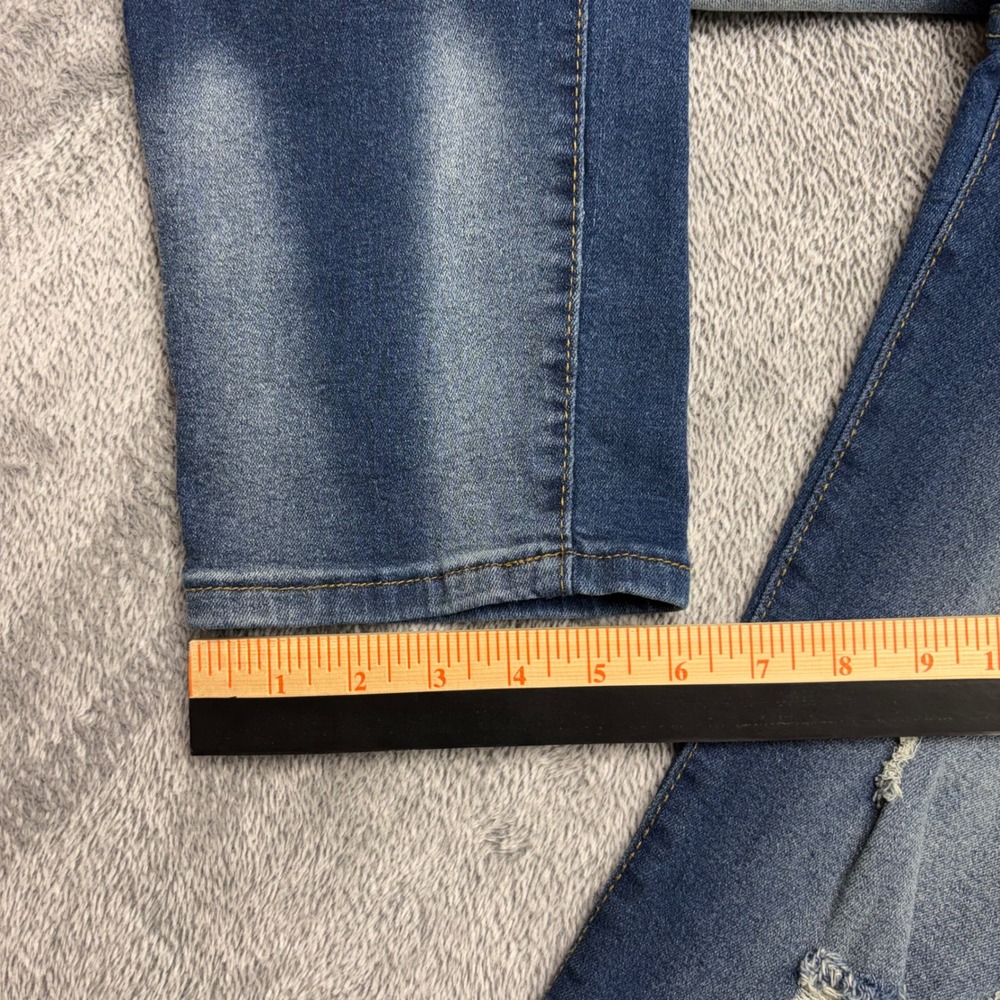 Unbranded‎ Distressed Skinny Jeans Women Size 32 Blue Good Faded Streetwea - Picture 9 of 15